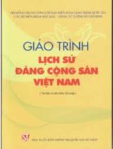 Giáo trình lịch sử đảng cộng sản Việt Nam 