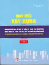 Định mức xây dựng  : Tập 2 