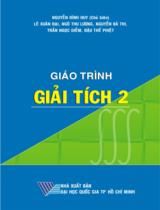 Giáo trình giải tích 2 