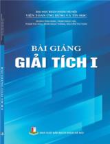 Bài giảng giải tích 1 