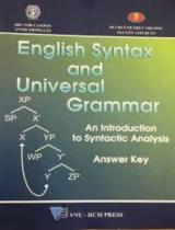 English Syntax and Universal Grammar  : An introduction to Syntactic Analysis 
