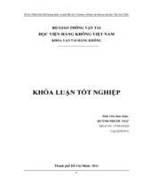Phân tích chất lượng dịch vụ mặt đất của Vietnam Airlines tại nhà ga cảng hàng không Tân Sơn Nhất