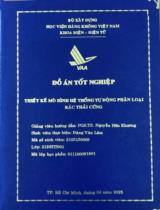 Thiết kế mô hình hệ thống tự động phân loại rác thải cứng 