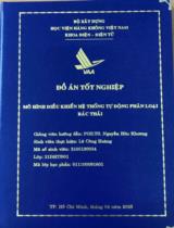 Mô hình điều khiển hệ thống tự động phân loại rác thải 