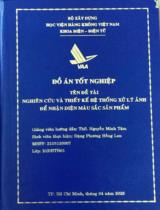 Nghiên cứu và thiết kế hệ thống xử lý ảnh để nhận diện màu sắc sản phẩm 