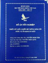 Thiết kế, điều khiển hệ thống bơm cấp nước và ổn định áp suất 