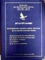 Xe tự hành thu gom bóng Tennis - Ứng dụng xử lý ảnh thu gom bóng Tennis 