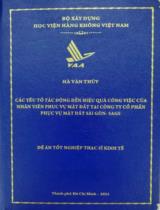 Các yếu tố ảnh hưởng đến hiệu suất giao nhận hàng hóa bằng đường hàng không tại công ty Hoàng Hà International Logistics 