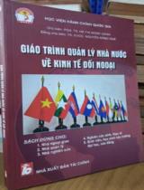Giáo trình quản lý nhà nước về kinh tế đối ngoại 