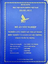 Nghiên cứu thiết kế thuật toán điều khiển và giám sát hệ thống chăn nuôi tự động 